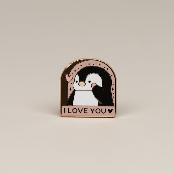 I Love You Enamel Pin