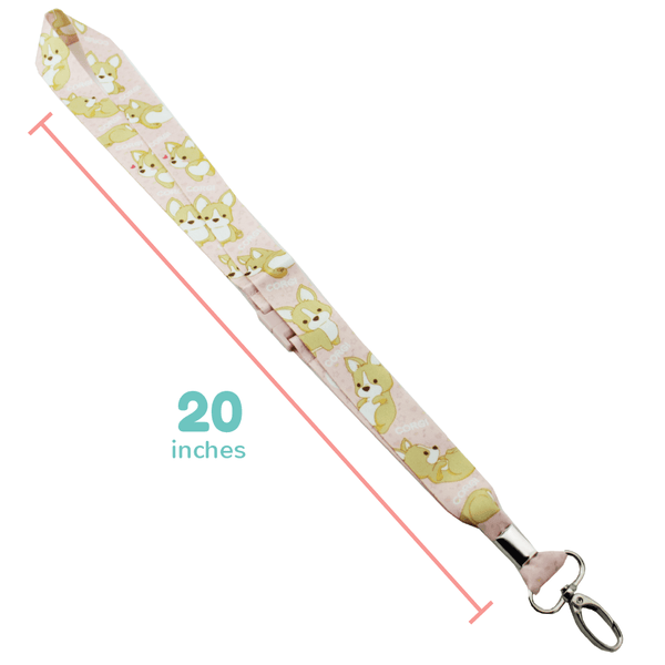 Corgi Lanyard Keys and Badge Holder - Bellzi