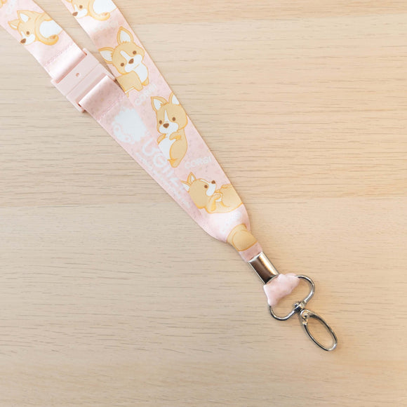 Corgi Lanyard Keys and Badge Holder - Bellzi