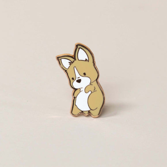 Corgi Enamel Pin - Float - Bellzi