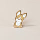 Corgi Enamel Pin - Sitting - Bellzi