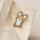 Corgi Enamel Pin - Sitting - Bellzi