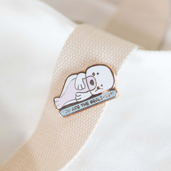 Seali Enamel Pin - You Are The Seali-est - Bellzi
