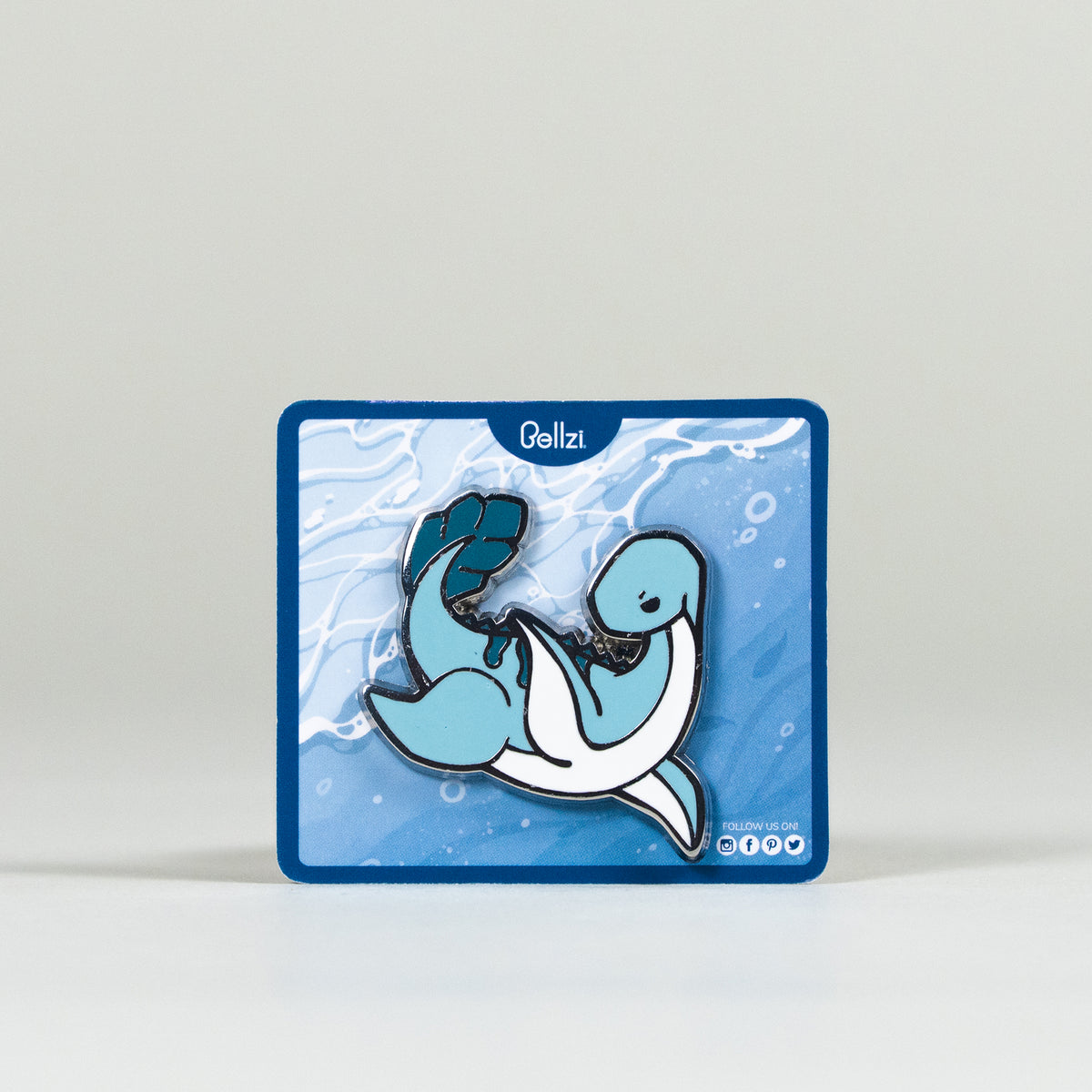 Nessi Enamel Pin - Wave