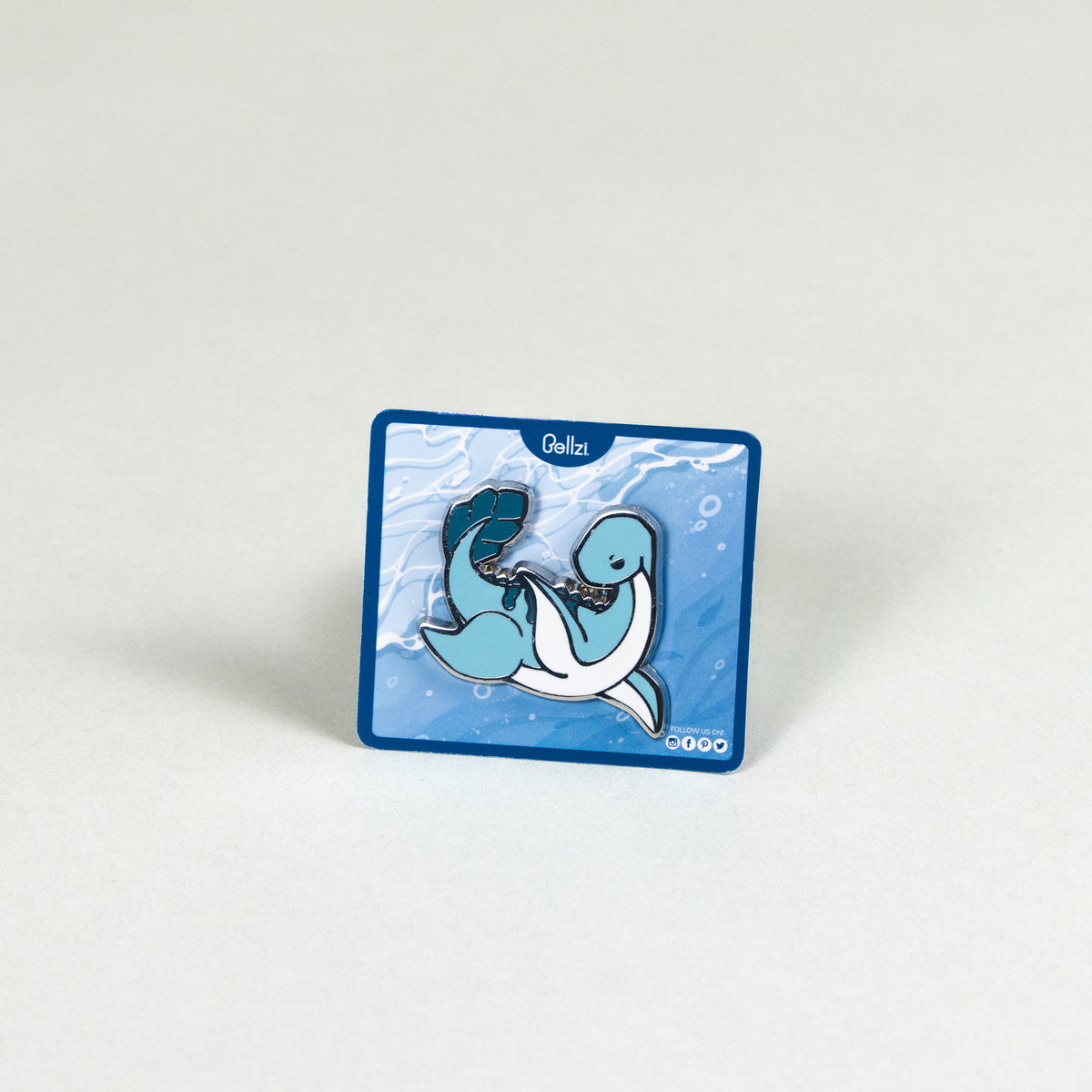 Nessi Enamel Pin - Wave