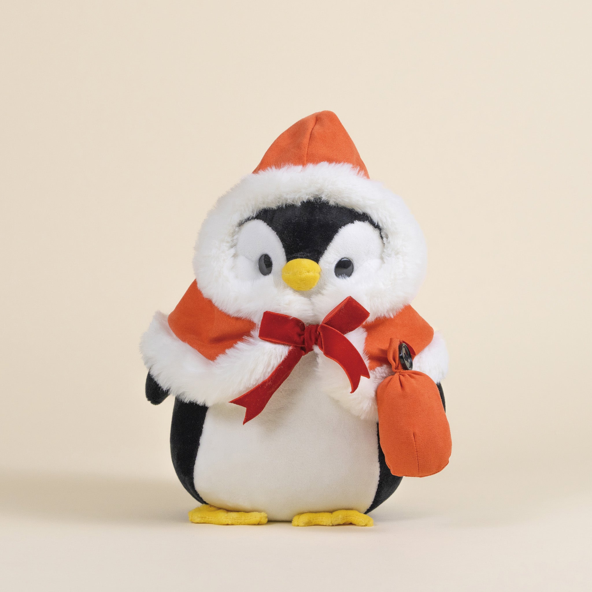 Penguin with Santa Outfit