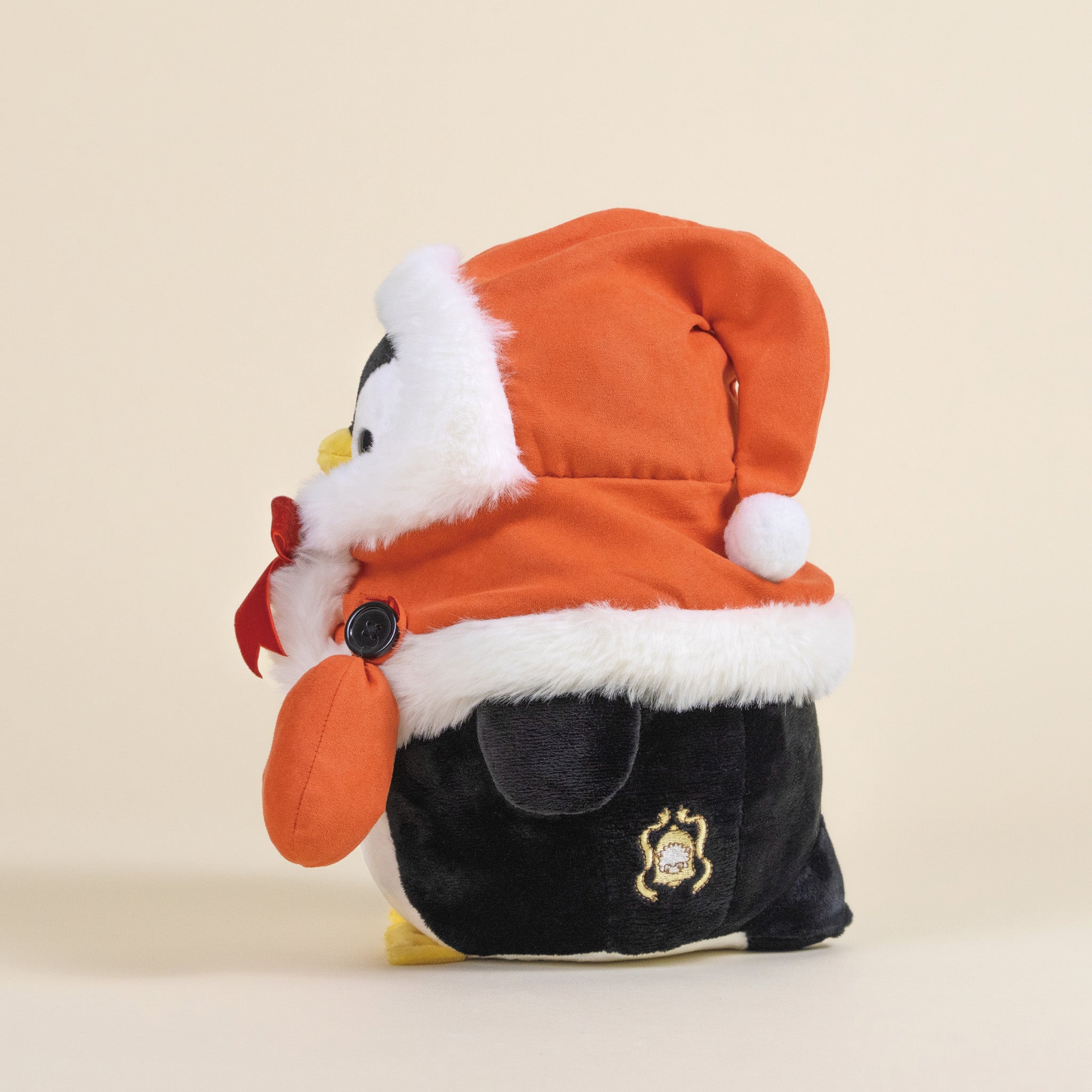 Penguin with Santa Outfit