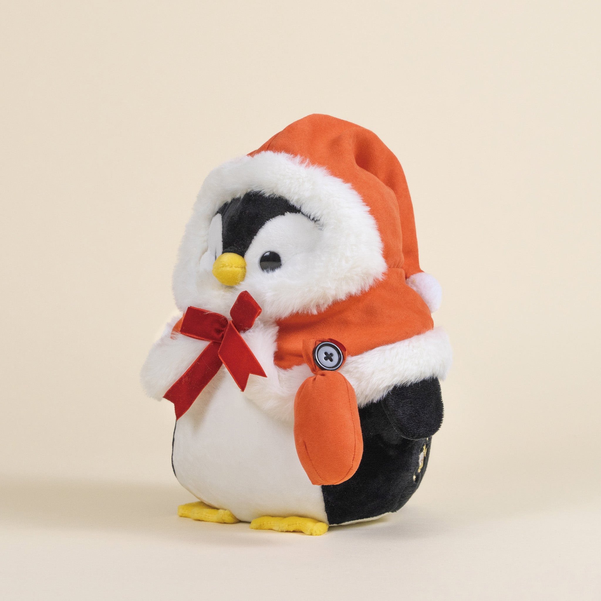 Penguin with Santa Outfit