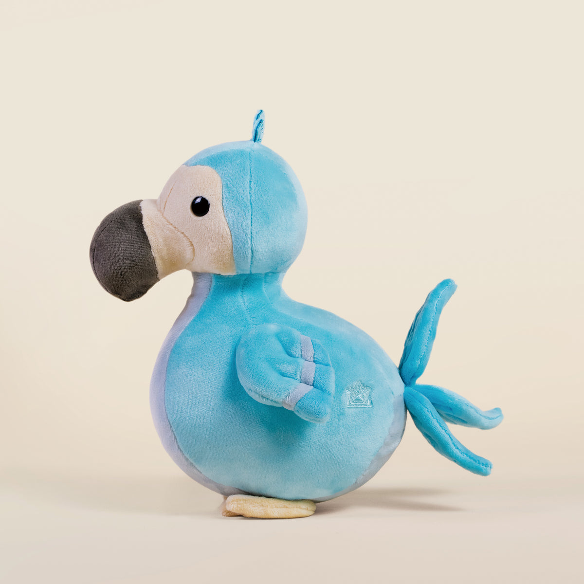 Bellzi Dodoi the Dodo Bird regular plush, left-side view