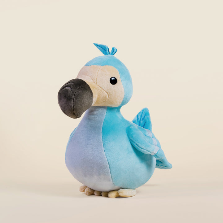 Bellzi Dodoi the Dodo Bird regular plush, front-left view