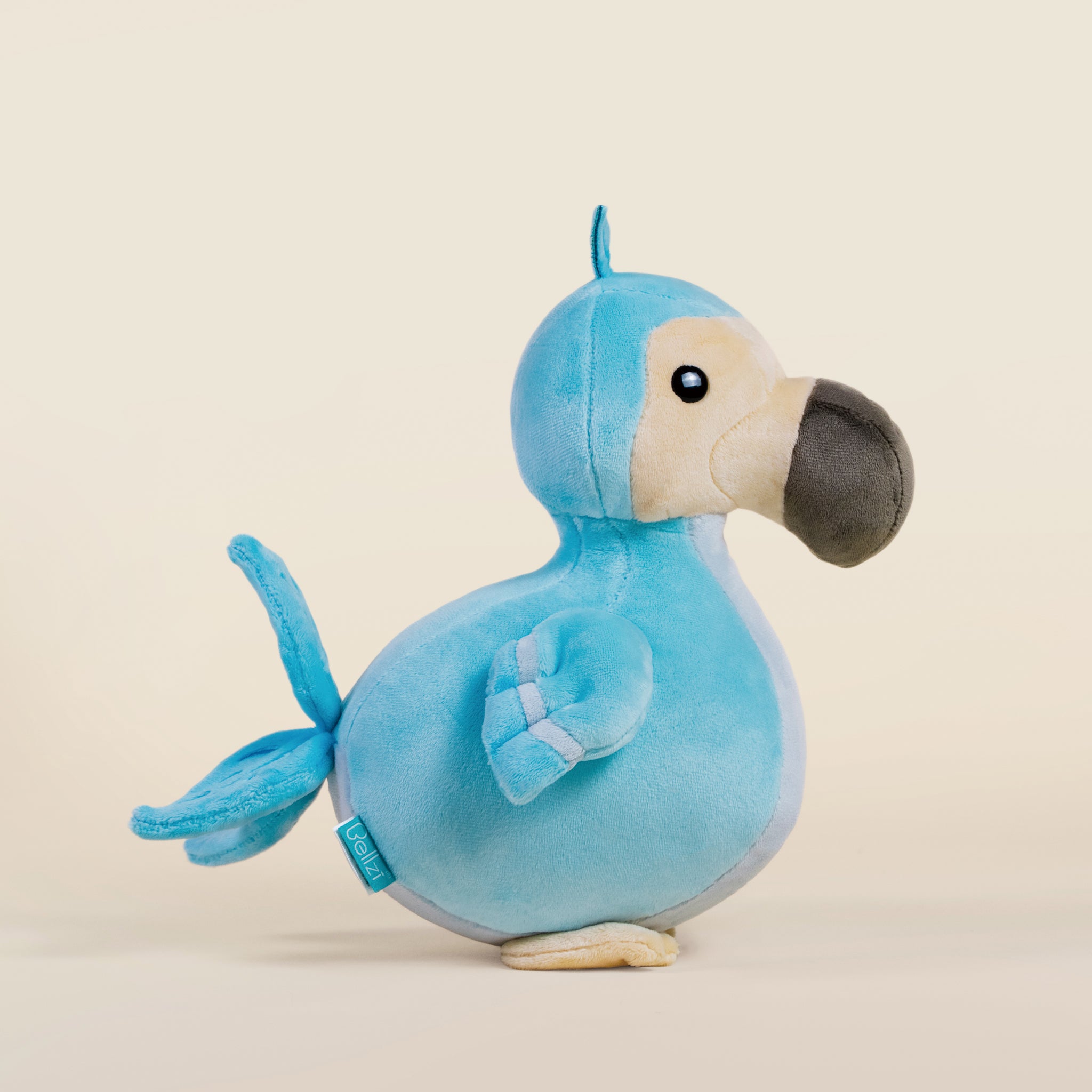 Bellzi Dodoi the Dodo Bird regular plush, right-side view
