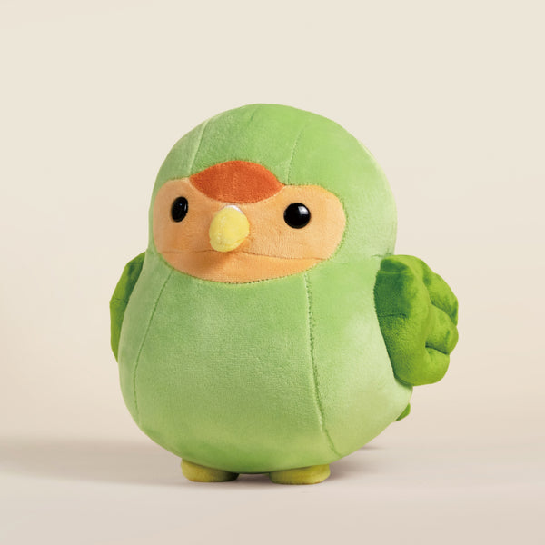 Green Lovebird Plushy - Green Lovebird Stuffed Animal | Bellzi