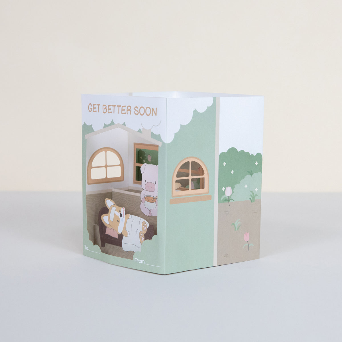 3D Greeting Card - Get Better Soon