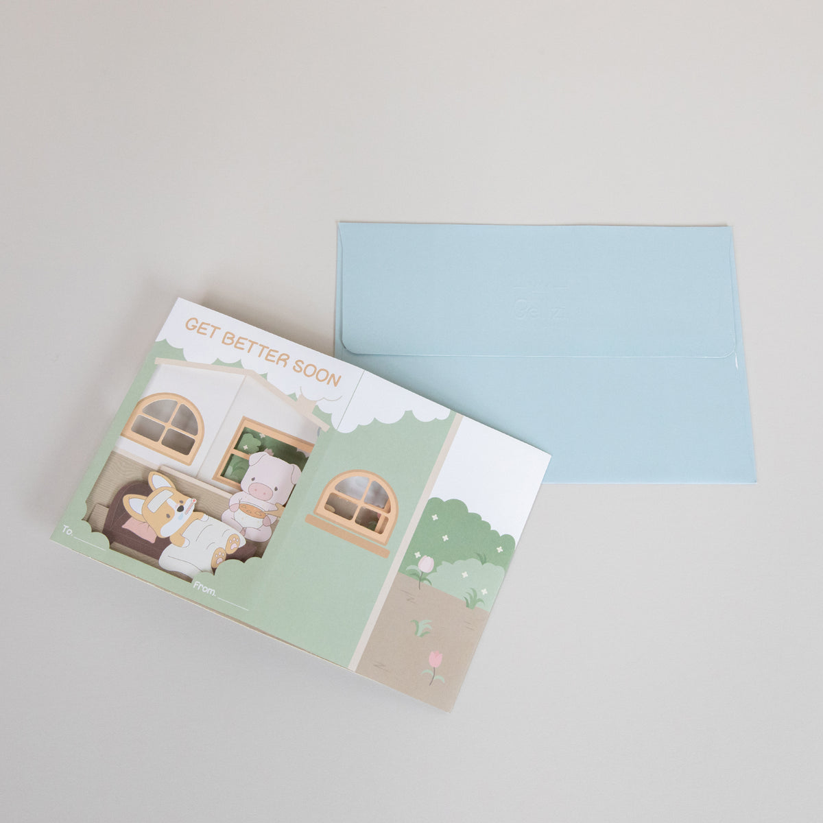 3D Greeting Card - Get Better Soon