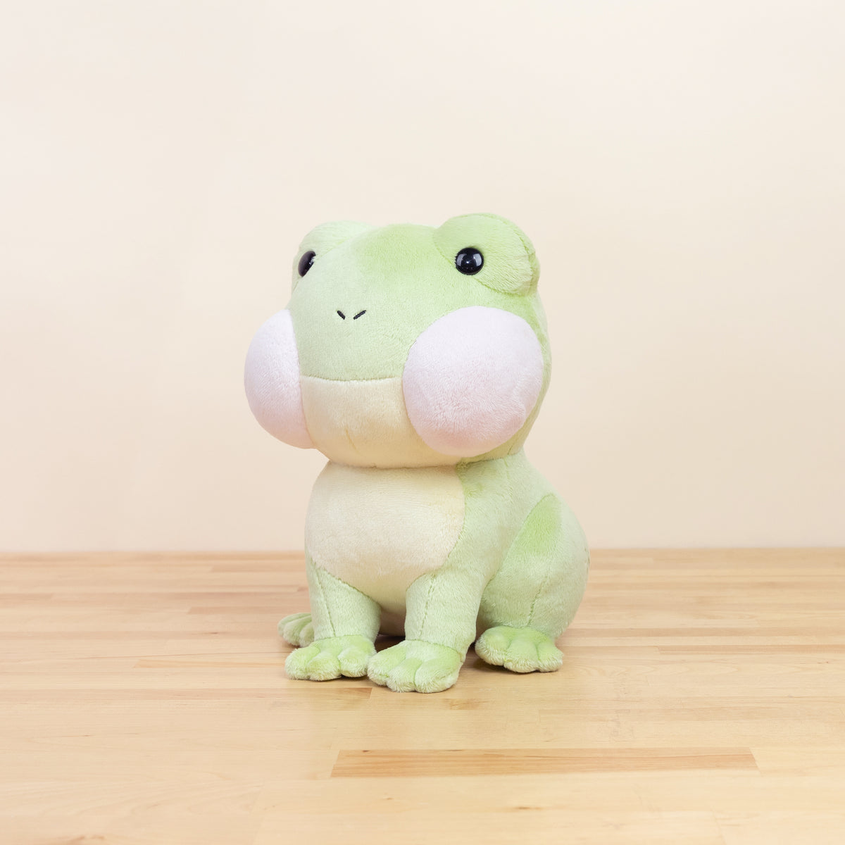 Plush toy of a frog