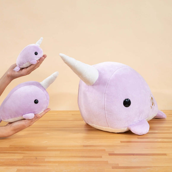 Jumbo Narwhali the Narwhal (Purple) - Bellzi
