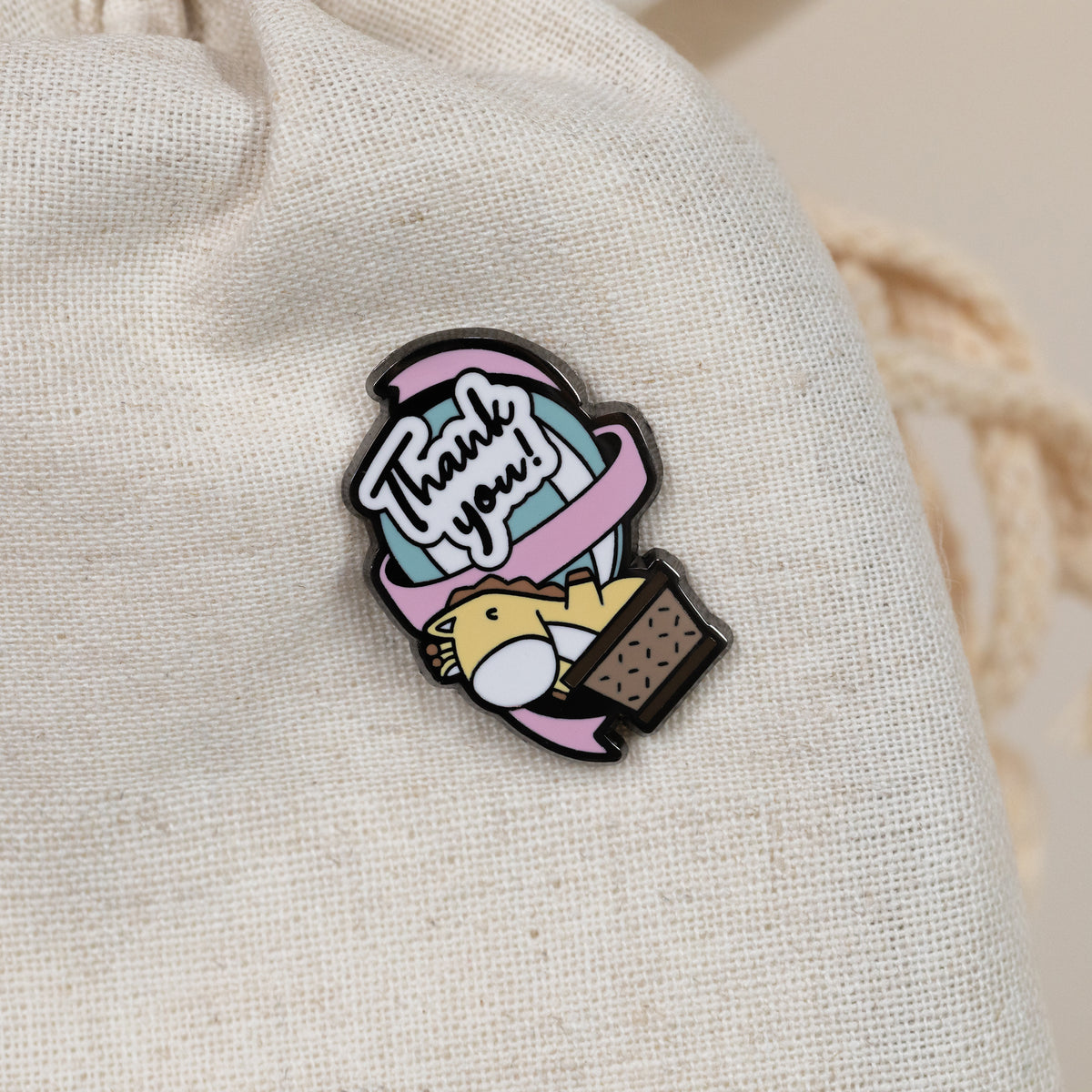 Thank you Enamel Pin