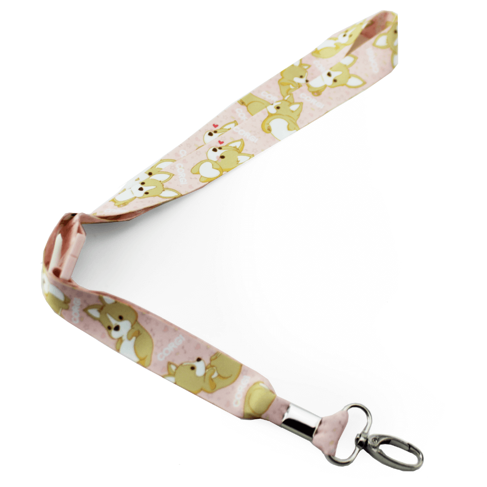 Corgi Lanyard Keys and Badge Holder - Bellzi