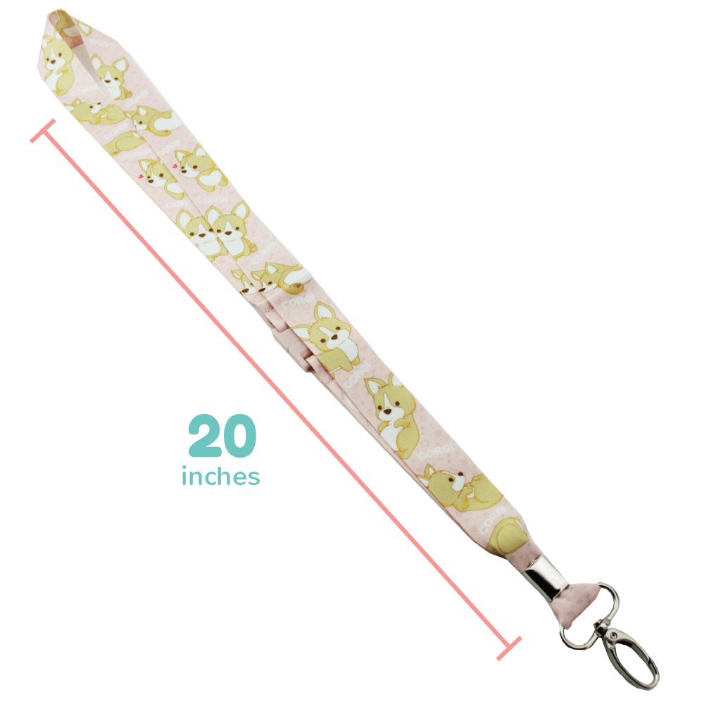 Corgi Lanyard Keys and Badge Holder - Bellzi
