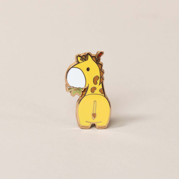 Giraffi Enamel Pin - Eating - Bellzi