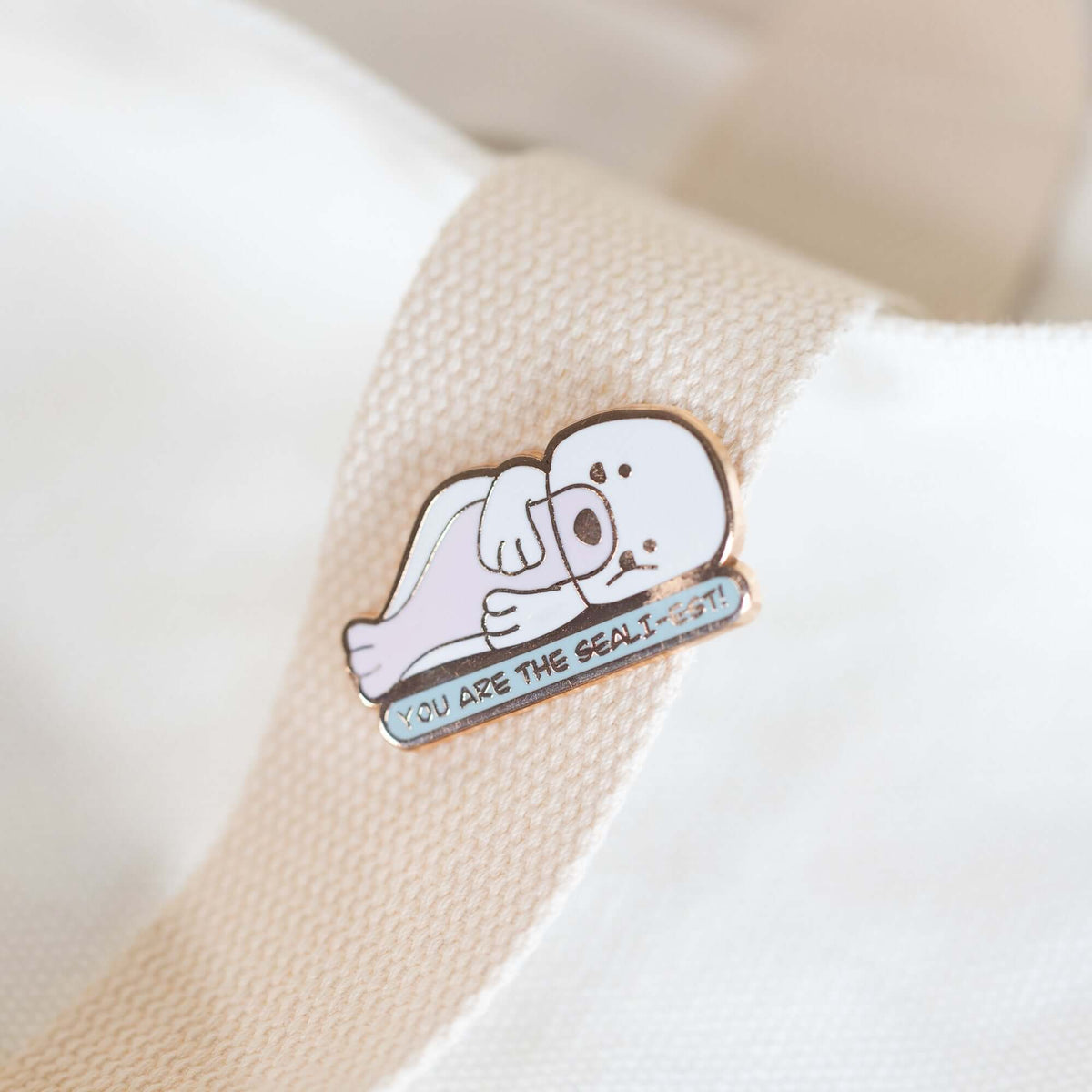 Seali Enamel Pin - You Are The Seali-est - Bellzi