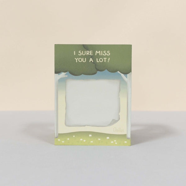 3D Greeting Card - I Miss You - Bellzi