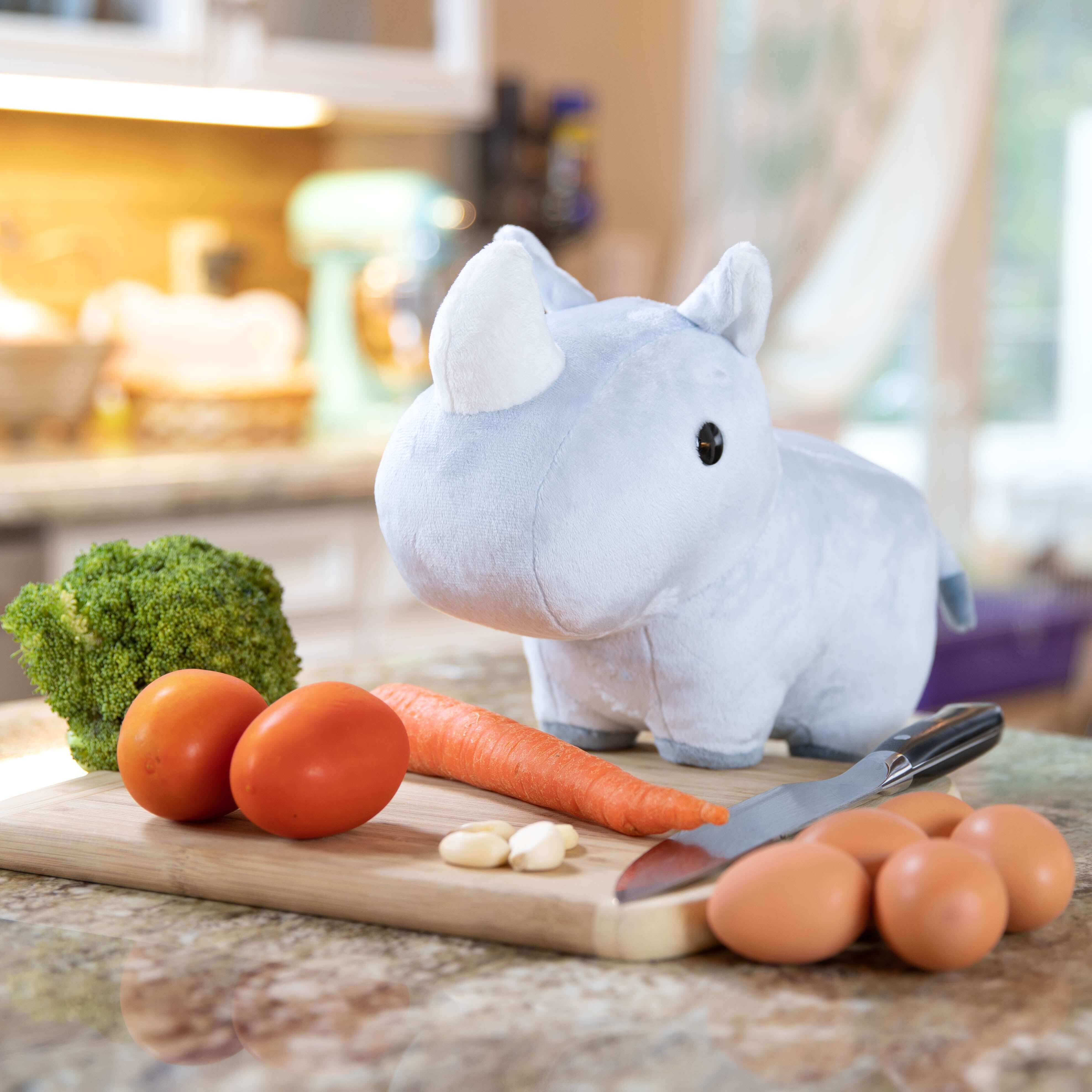 Ximi Rhinoplush Rhini the Rhino - Rhino Stuffed Animal | Bellzi