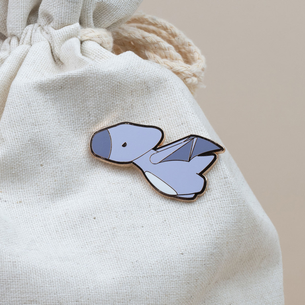 Terri Enamel Pin - Flying