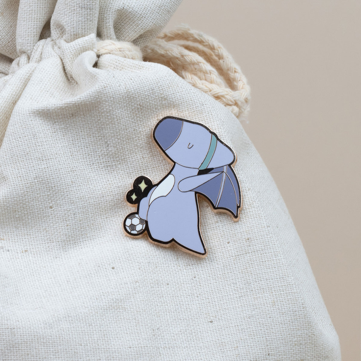 Terri Enamel Pin - Soccer